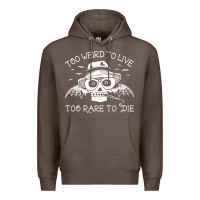 Coffee too weird to live too rare to die Premium Hoodie - artisFamous