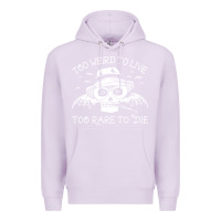 Lilac too weird to live too rare to die Premium Hoodie - artisFamous
