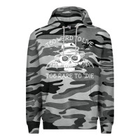 Slate Camo too weird to live too rare to die Premium Hoodie - artisFamous