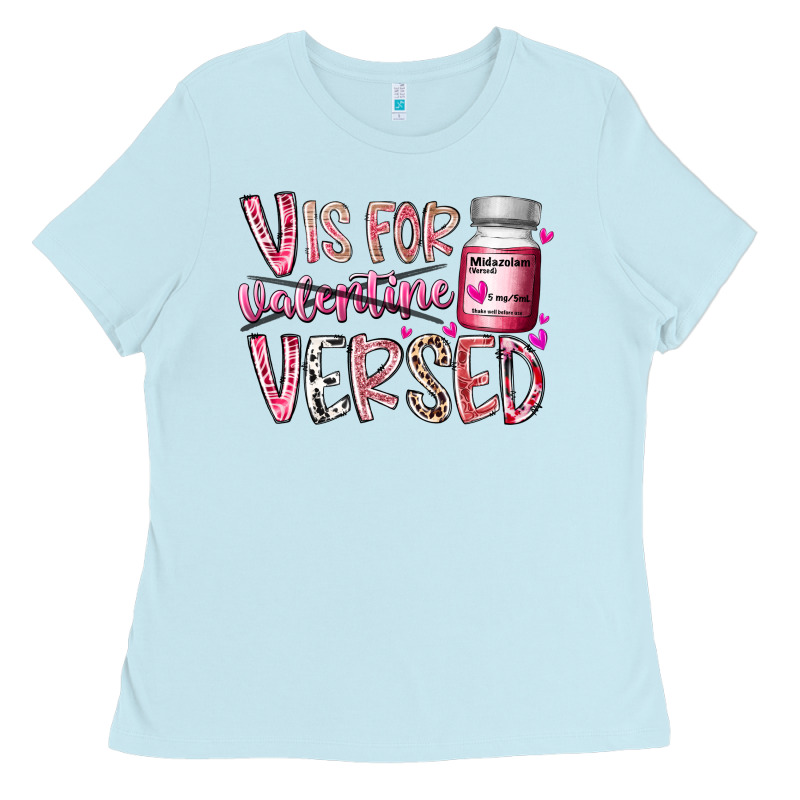 V Is For Valentine Versed Ladies Tee by RacoonDesign | Teevron