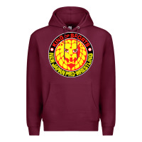 Burgundy japan pro wrestling Premium Hoodie - artisFamous