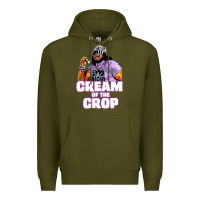 Army Green macho cream of the crop Premium Hoodie - artisFamous
