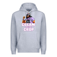 Heather Grey macho cream of the crop Premium Hoodie - artisFamous
