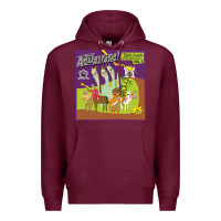 Burgundy the aquabats myths legends Premium Hoodie - artisFamous