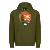 Army Green national park service Premium Hoodie - artisFamous