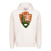 Pale Pink national park service Premium Hoodie - artisFamous