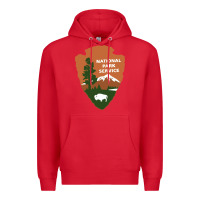 Red national park service Premium Hoodie - artisFamous