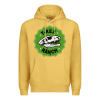 Antique Gold t rex ranch Premium Hoodie - artisFamous