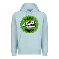Blue Mist t rex ranch Premium Hoodie - artisFamous