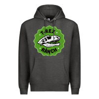 Charcoal Heather t rex ranch Premium Hoodie - artisFamous