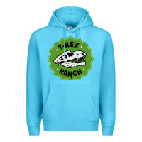 Ocean Blue t rex ranch Premium Hoodie - artisFamous