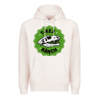Pale Pink t rex ranch Premium Hoodie - artisFamous