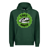 Sports Green t rex ranch Premium Hoodie - artisFamous