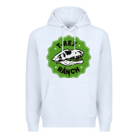 White t rex ranch Premium Hoodie - artisFamous