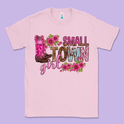 Small Town Girl With Flowers Bbs Classic Tee Designed By Bundleandbundleshop