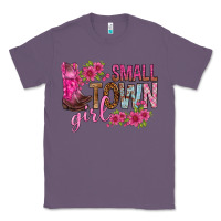 Lavender small town girl with flowers bbs Classic Tee - BundleAndBundleShop