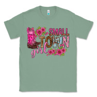 Sage small town girl with flowers bbs Classic Tee - BundleAndBundleShop