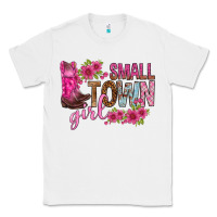 White small town girl with flowers bbs Classic Tee - BundleAndBundleShop