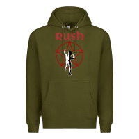 Army Green starman music rush Premium Hoodie - artisFamous