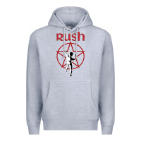 Heather Grey starman music rush Premium Hoodie - artisFamous