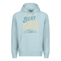 Blue Mist The Best Funpa Ever - Mens Funny Dad and Grandpa Premium Hoodie - artisFamous
