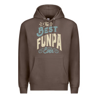 Coffee The Best Funpa Ever - Mens Funny Dad and Grandpa Premium Hoodie - artisFamous