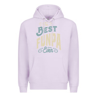 Lilac The Best Funpa Ever - Mens Funny Dad and Grandpa Premium Hoodie - artisFamous