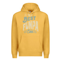 Mustard The Best Funpa Ever - Mens Funny Dad and Grandpa Premium Hoodie - artisFamous