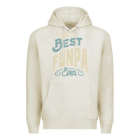 Oatmeal Heather The Best Funpa Ever - Mens Funny Dad and Grandpa Premium Hoodie - artisFamous