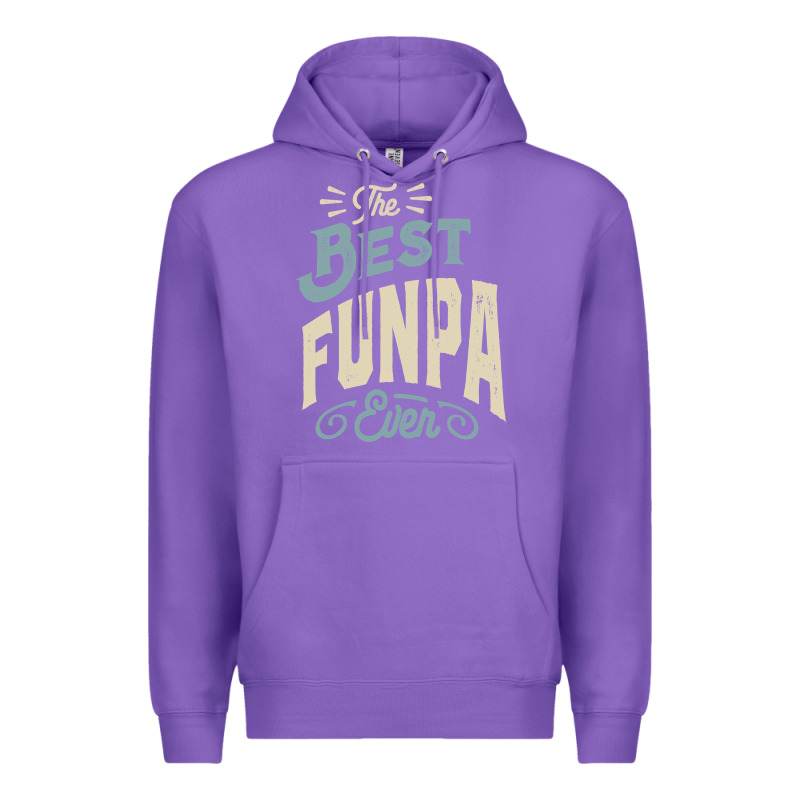 The Best Funpa Ever - Mens Funny Dad And Grandpa Premium Hoodie by artisFamous | Teevron
