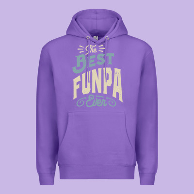 The Best Funpa Ever - Mens Funny Dad And Grandpa Premium Hoodie Designed By Artisfamous