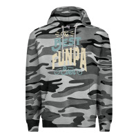 Slate Camo The Best Funpa Ever - Mens Funny Dad and Grandpa Premium Hoodie - artisFamous