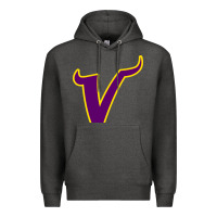 Charcoal Heather vikings style Premium Hoodie - artisFamous