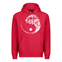 Cardinal yin yang bonsai tree Premium Hoodie - artisFamous