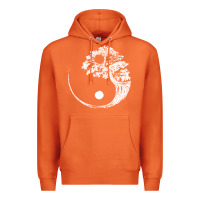 Carrot yin yang bonsai tree Premium Hoodie - artisFamous