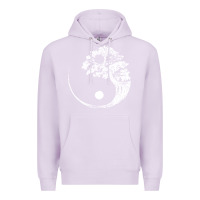 Lilac yin yang bonsai tree Premium Hoodie - artisFamous