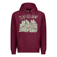Burgundy the aquabats Premium Hoodie - artisFamous