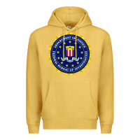 Antique Gold fbi Premium Hoodie - artisFamous