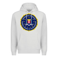 Dove Grey fbi Premium Hoodie - artisFamous