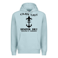 Blue Mist cajun navy Premium Hoodie - artisFamous