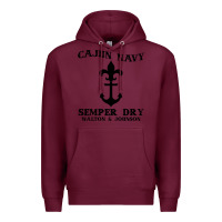 Burgundy cajun navy Premium Hoodie - artisFamous