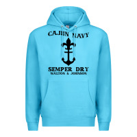 Ocean Blue cajun navy Premium Hoodie - artisFamous
