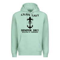 Seafoam cajun navy Premium Hoodie - artisFamous