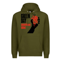 Army Green american idiot Premium Hoodie - artisFamous