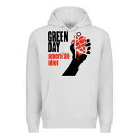 Dove Grey american idiot Premium Hoodie - artisFamous