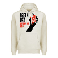 Oatmeal Heather american idiot Premium Hoodie - artisFamous