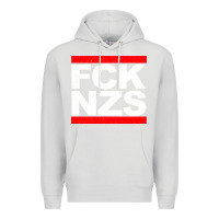 Dove Grey fck nzs Premium Hoodie - artisFamous