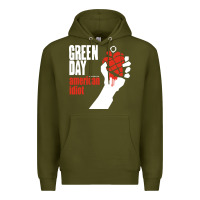 Army Green american idiot Premium Hoodie - artisFamous