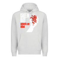 Dove Grey american idiot Premium Hoodie - artisFamous