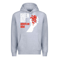 Heather Grey american idiot Premium Hoodie - artisFamous
